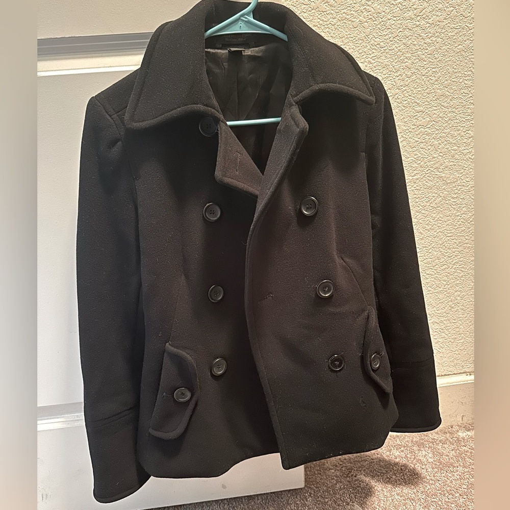 Express cashmere blend pea coat